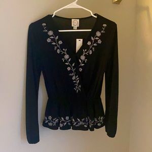 Long sleeve blouse